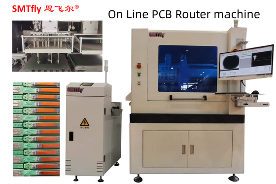 Inline-PCB-Router-Maschine 0,5 mm Dicke CNC-Leiterplatte