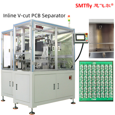 Auf Linie schnitt V Depanel-Maschine pneumatische 3.5mm, die V PWB-Trennzeichen Depaneling schnitt, PWB Depanelizer