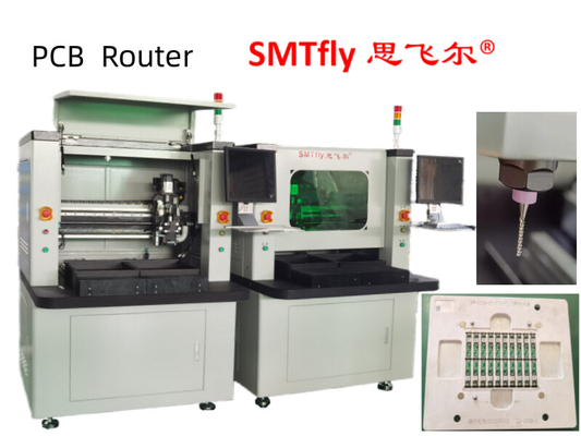 Ausrüstung PWB-Router PWBs Depaneling mit oberem Staubsauger
