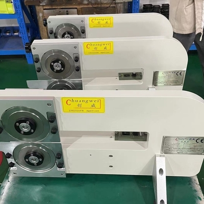 PCB-Separator Mahine Motorisierte V-Groove PCB-Depaneler mit kreisförmigen Blades
