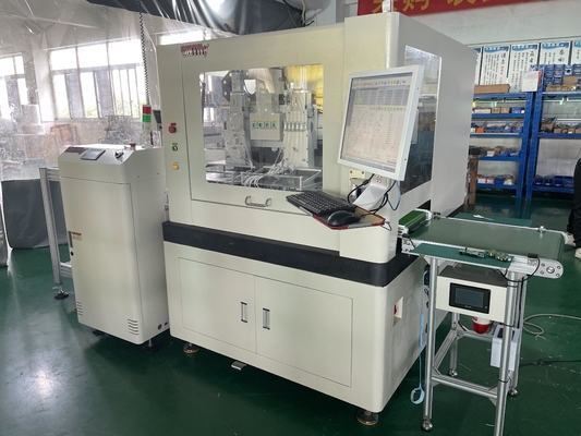 Inline-PCB-Router-Maschine CNC Spindel Druckplatte 0,5 mm Dicke