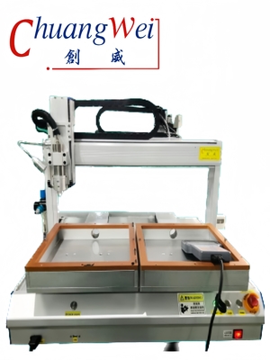 PCB-Router-Maschine Doppelstation automatischer elektronischer Schraubenzieher-Maschine