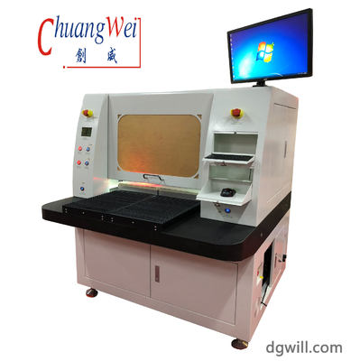 15W Laser-PCB-Abschlagmaschine Doppeltisch Festkörper-UV-Laser-Maschine Offline