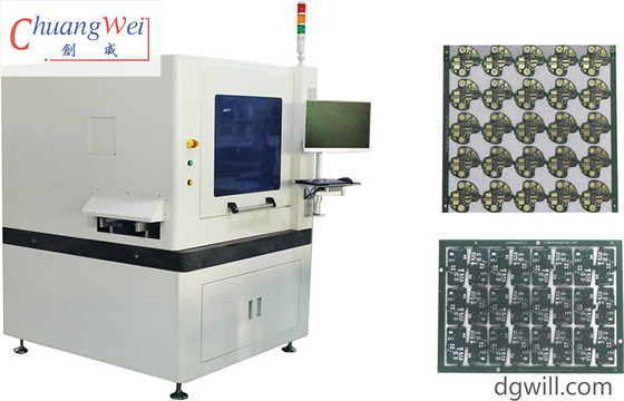 2 Tisch-PCB-Router-Maschine 0,5 mm Dicke CNC-Druckschaltplatte Inline