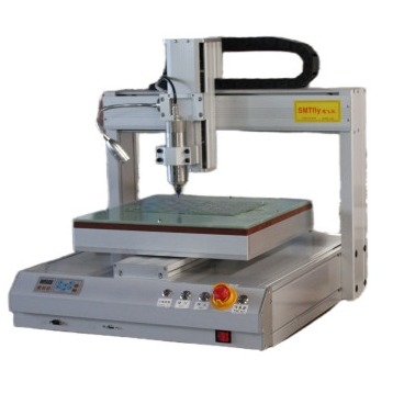 Hochpräzision 3-Achsen-PCB-Desktop-Routermaschine für Wiederholbarkeit des Antriebssystems von 0,02 mm