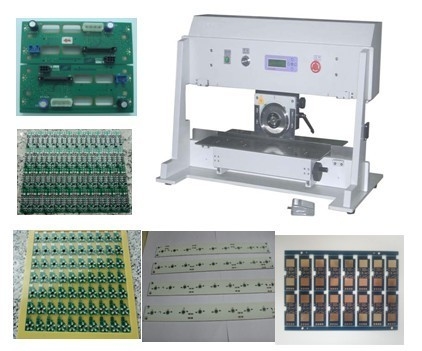 Strukturelle Präzisions-PCB-Trennmaschine Automatischer motorisierter Typ mit LCD-Programmsteuerung