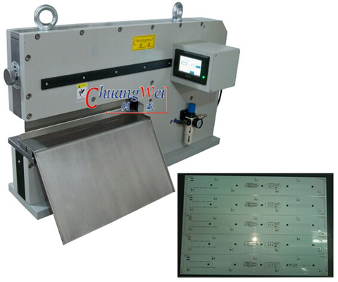 Aluminium-PWB-Schneidemaschine mit linearem Blatt, CWVC-450