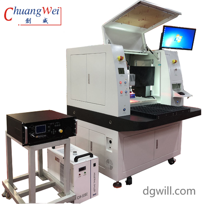 FCC Laser-PCB-Depanneling-Maschine mit Offline-Trennscheib 0,02 Präzision 335mm