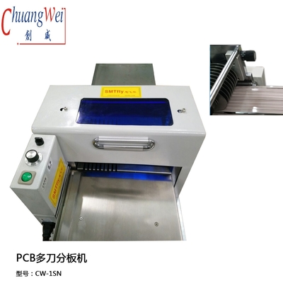 LED-Streifen MCPCB 400 mm / s PCB Depaneling-Maschine 9 Paare von Klingen Schneiden