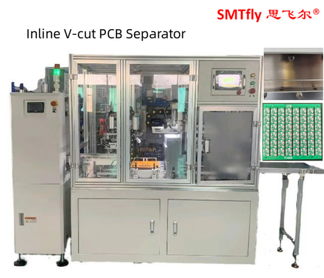 0.7Mpa PCB V-Schneidmaschine Online Pneumatische 3,5 mm lineare Klinge 330 mm elektromagnetische Ventilsteuerung