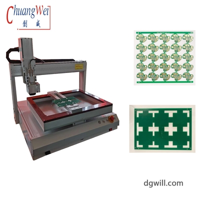 Desktop-Einfachbank 3-Achsen-PCB-Router-Maschine 100mm/S 0,01mm Für den Vietnammarkt