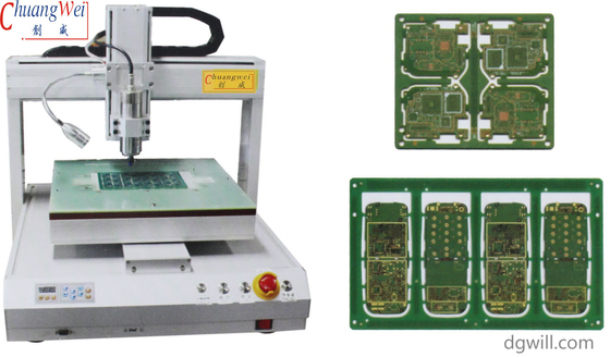 0.3-3.5mm PCB-Schere Dicke auf Vietnam PCB Router Maschine mit 10W Leistung