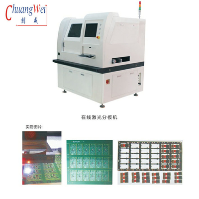Hocheffiziente 355nm-Laser-PCB-Abschlagmaschine für verschiedene Substrate und Materialien