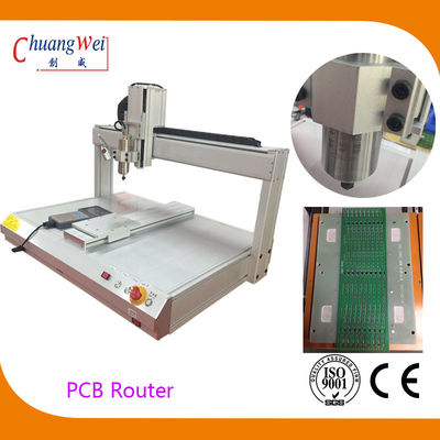 Hochgeschwindigkeits-PCB-Router-Maschine für Weiß-PCB-Abplatzierung mit 500 mm/s Schneidgeschwindigkeit