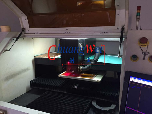 10W treten UV-Optowave Laser PWB-Trennzeichen-Maschine für nicht mit Depaneling in Verbindung