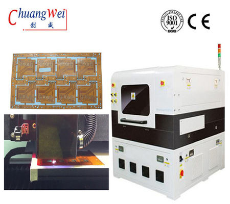 10W treten UV-Optowave Laser PWB-Trennzeichen-Maschine für nicht mit Depaneling in Verbindung