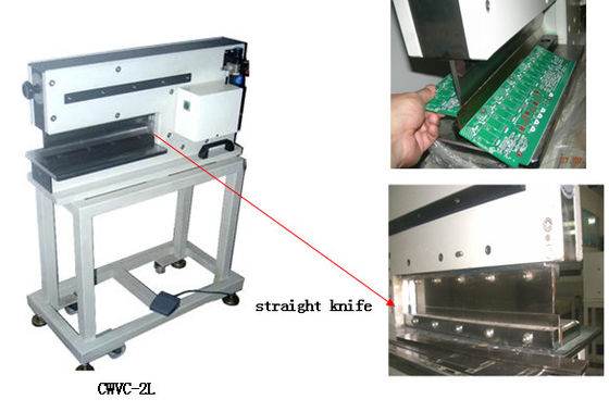 Motorisiertes V-geschnittenes PWB-Trennzeichen-Maschinen-pneumatisch gefahrenes PWB Depanelizer