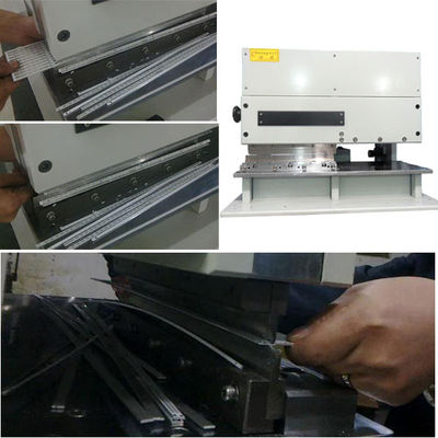2.0mm Brett FR4 PWB V schnitt Maschine mit zwei scharfen linearen Blättern
